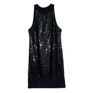 Lady Dutch High Society Black Sequin Mini Dress